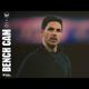 BENCH CAM | Arteta reacts to Dowman goal! | Arsenal v Everton (2-0) | Premier League